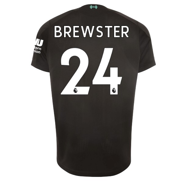 Camiseta Liverpool NO.24 Brewster Tercera equipo 2019-20 Negro